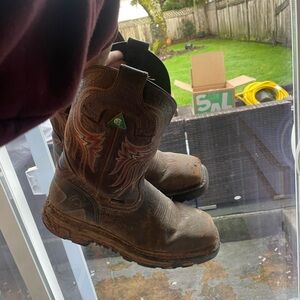 Justin Boots Brown Western Cowboy Boots